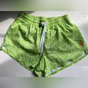 Juicy Couture Sport Lined lime green Athletic Shorts Size medium